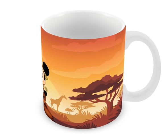 Caneca Polímero Mickey na Selva Personalizada