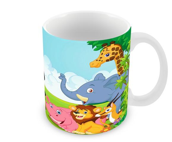 Caneca Polímero Mickey na Selva Personalizada