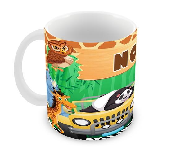 Caneca Polímero Mickey na Selva Personalizada