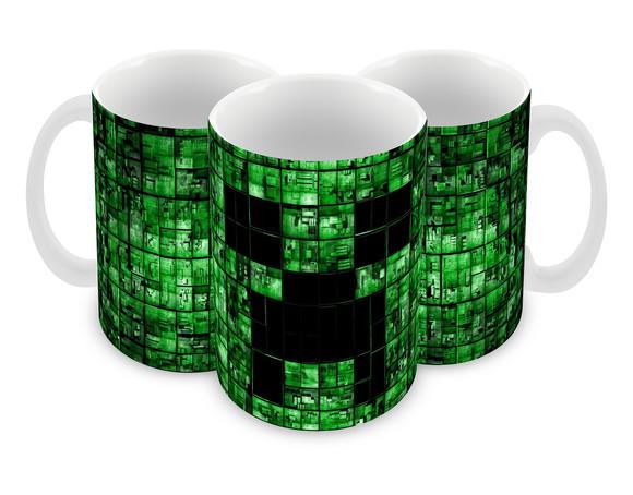 Caneca Polímero Minecraft Personalizada