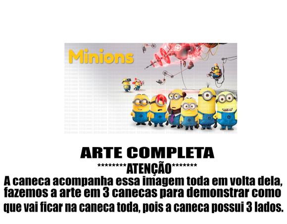 Caneca Polímero Minions Personalizada