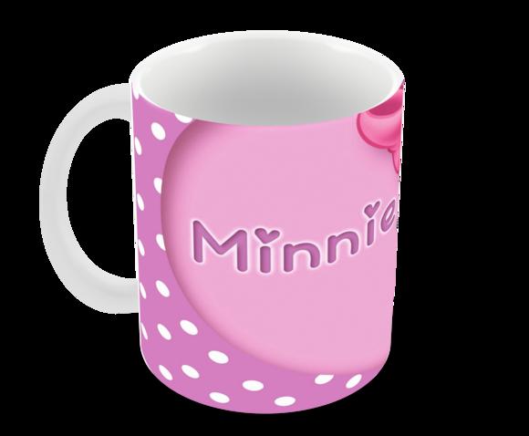 Caneca Polímero Minnie Personalizada