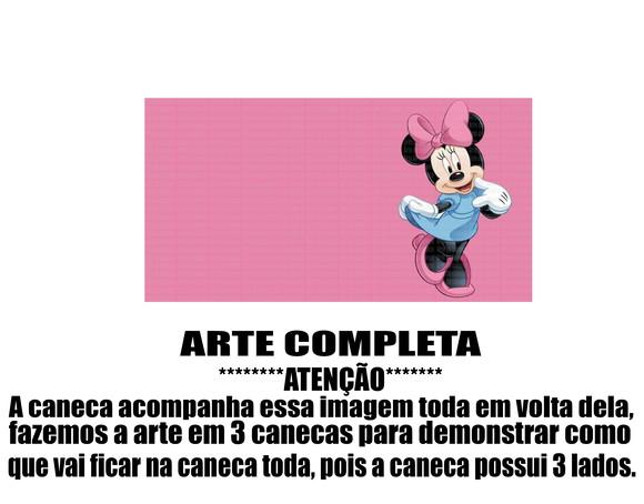 Caneca Polímero Minnie Personalizada