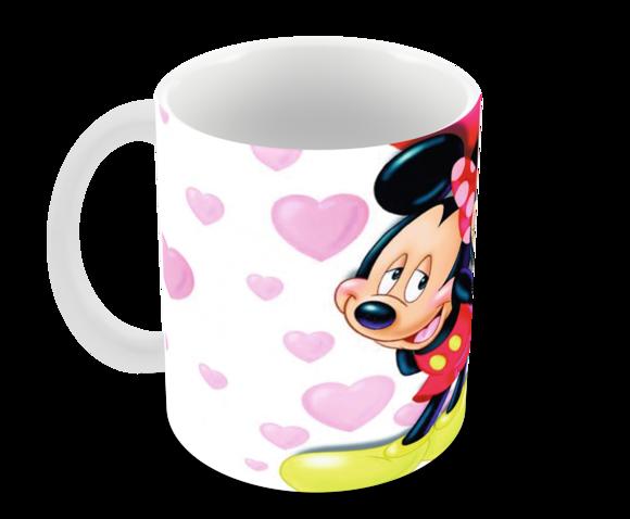 Caneca Polímero Minnie Personalizada