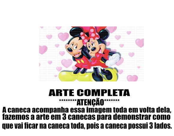 Caneca Polímero Minnie Personalizada