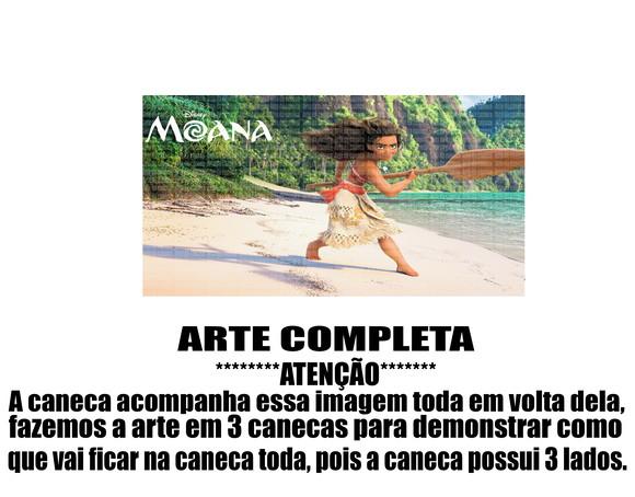 Caneca Polímero Moana Personalizada
