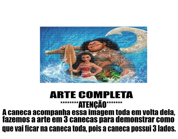 Caneca Polímero Moana Personalizada