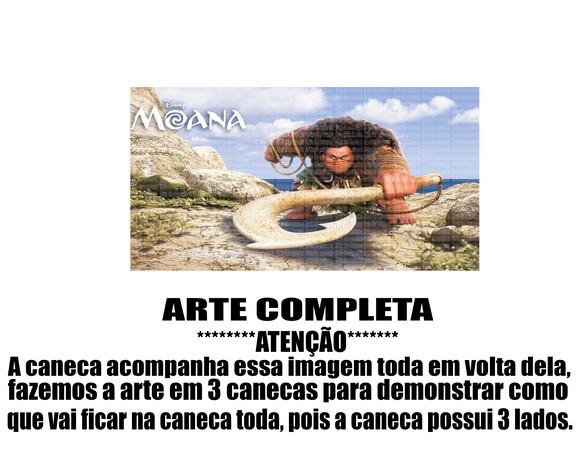 Caneca Polímero Moana Personalizada