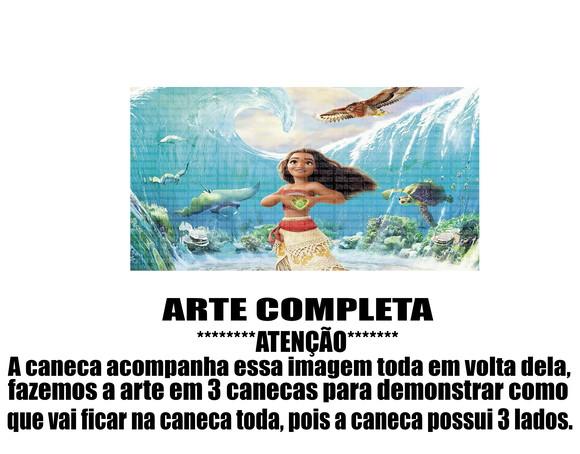 Caneca Polímero Moana Personalizada