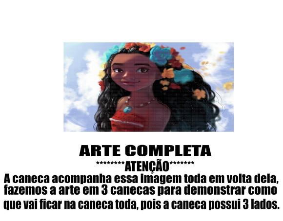 Caneca Polímero Moana Personalizada