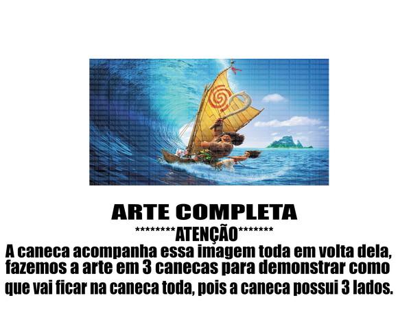 Caneca Polímero Moana Personalizada