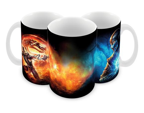 Caneca Polímero Mortal Kombat Personalizada