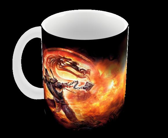 Caneca Polímero Mortal Kombat Personalizada