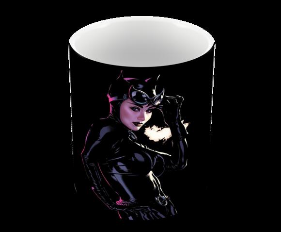 Caneca Polímero Mulher Gato Personalizada