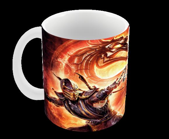 Caneca Polímero Mortal Kombat Personalizada