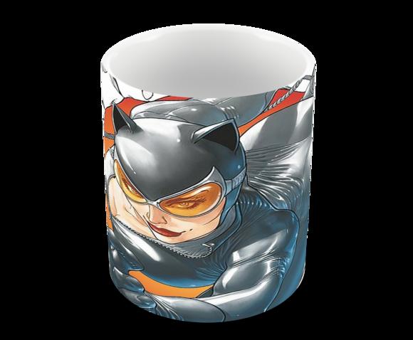 Caneca Polímero Mulher Gato Personalizada