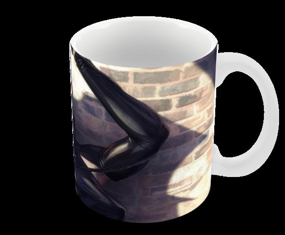 Caneca Polímero Mulher Gato Personalizada