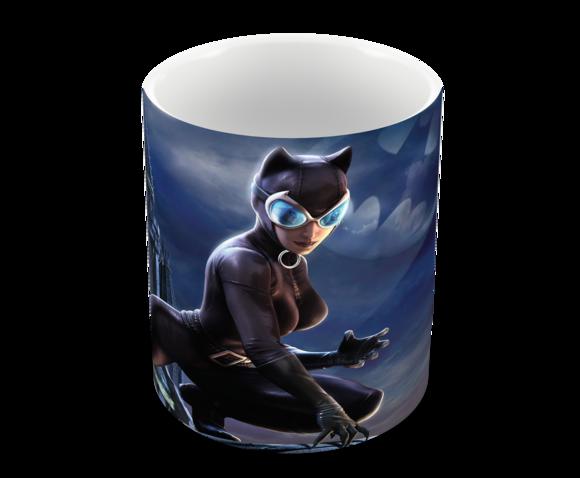 Caneca Polímero Mulher Gato Personalizada