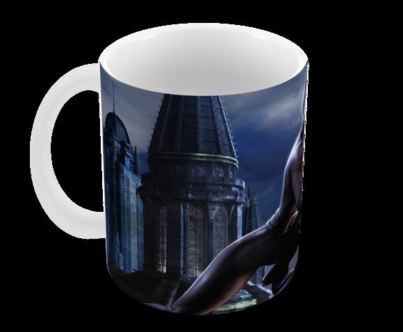 Caneca Polímero Mulher Gato Personalizada