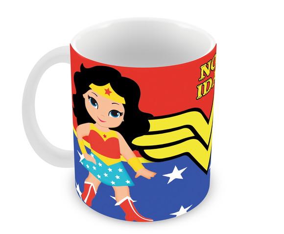 Caneca Polímero Mulher Maravilha Personalizada