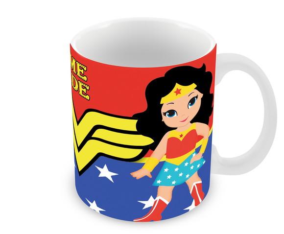 Caneca Polímero Mulher Maravilha Personalizada