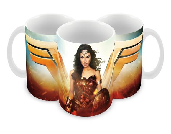 Caneca Polímero Mulher Maravilha Personalizada