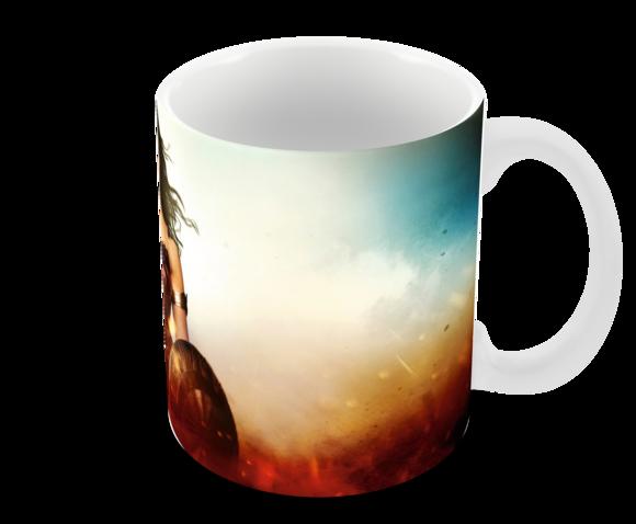 Caneca Polímero Mulher Maravilha Personalizada