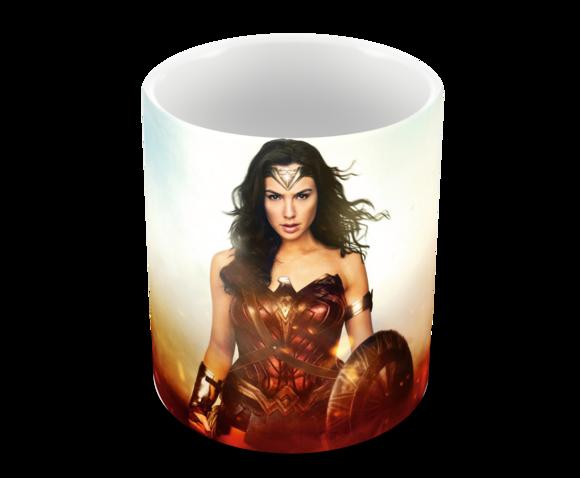Caneca Polímero Mulher Maravilha Personalizada