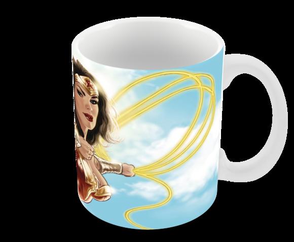 Caneca Polímero Mulher Maravilha Personalizada