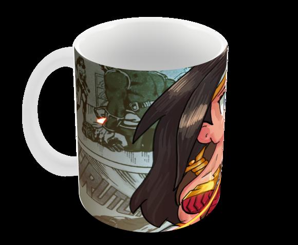 Caneca Polímero Mulher Maravilha Personalizada