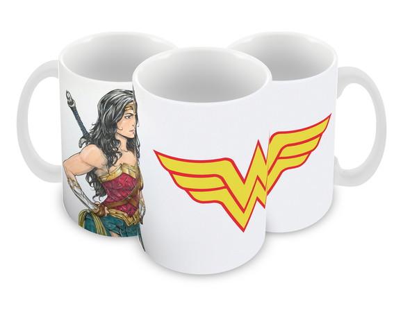 Caneca Polímero Mulher Maravilha Personalizada