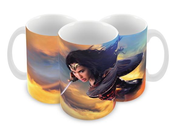Caneca Polímero Mulher Maravilha Personalizada