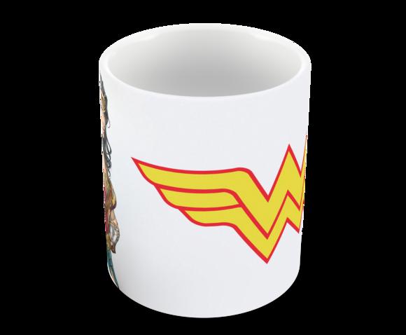 Caneca Polímero Mulher Maravilha Personalizada