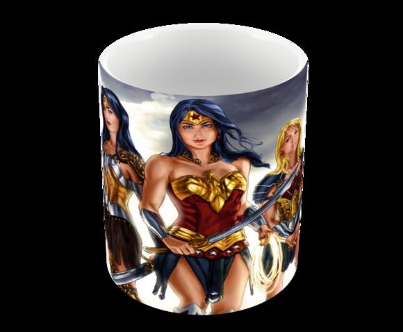 Caneca Polímero Mulher Maravilha Personalizada