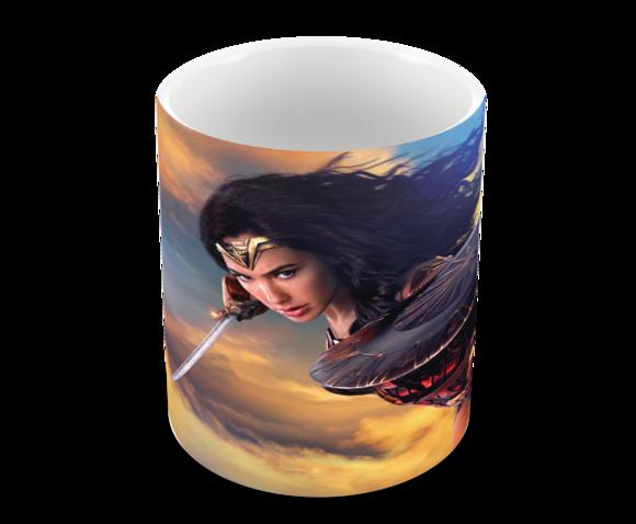 Caneca Polímero Mulher Maravilha Personalizada