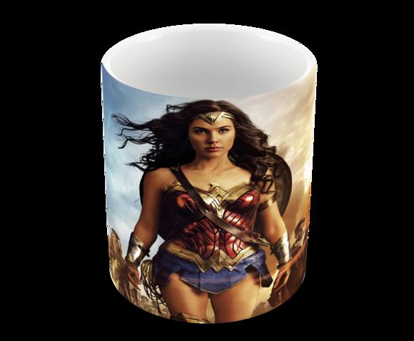 Caneca Polímero Mulher Maravilha Personalizada