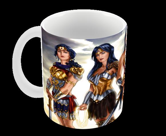 Caneca Polímero Mulher Maravilha Personalizada