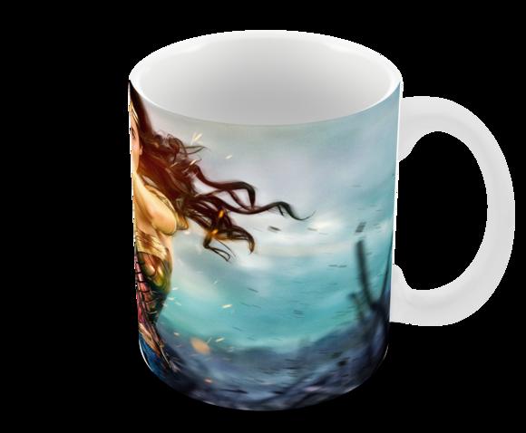 Caneca Polímero Mulher Maravilha Personalizada