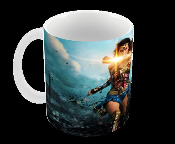 Caneca Polímero Mulher Maravilha Personalizada