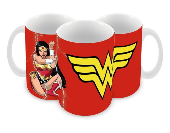 Caneca Polímero Mulher Maravilha Personalizada