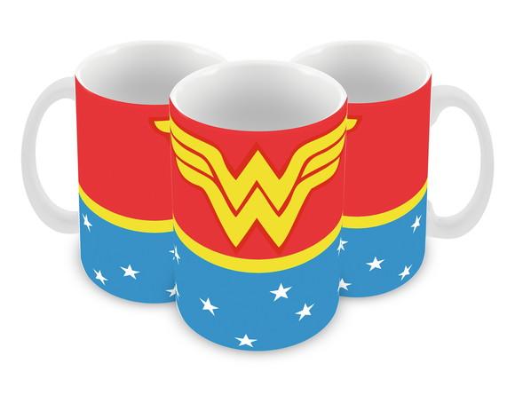 Caneca Polímero Mulher Maravilha Personalizada