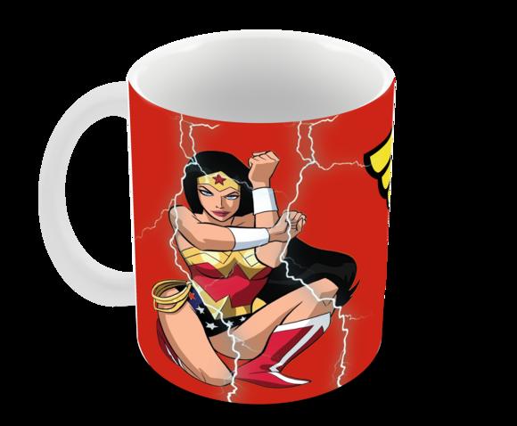 Caneca Polímero Mulher Maravilha Personalizada