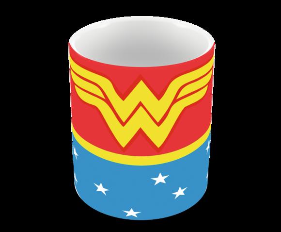 Caneca Polímero Mulher Maravilha Personalizada