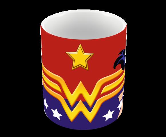 Caneca Polímero Mulher Maravilha Personalizada