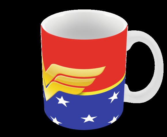 Caneca Polímero Mulher Maravilha Personalizada