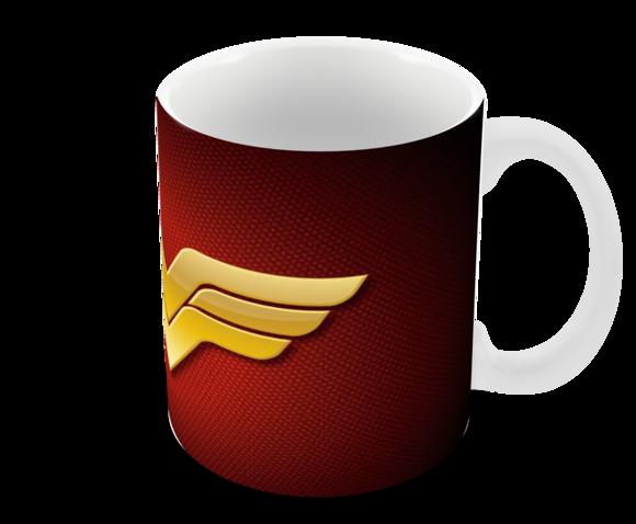 Caneca Polímero Mulher Maravilha Personalizada