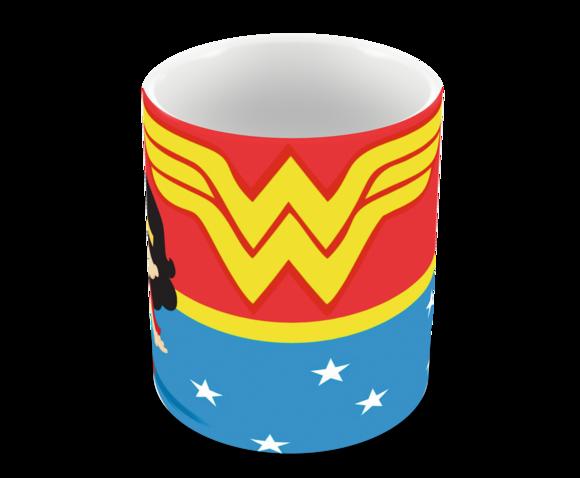 Caneca Polímero Mulher Maravilha Personalizada