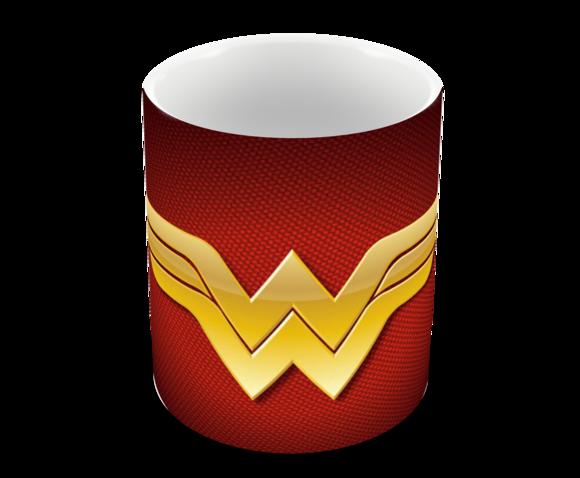 Caneca Polímero Mulher Maravilha Personalizada