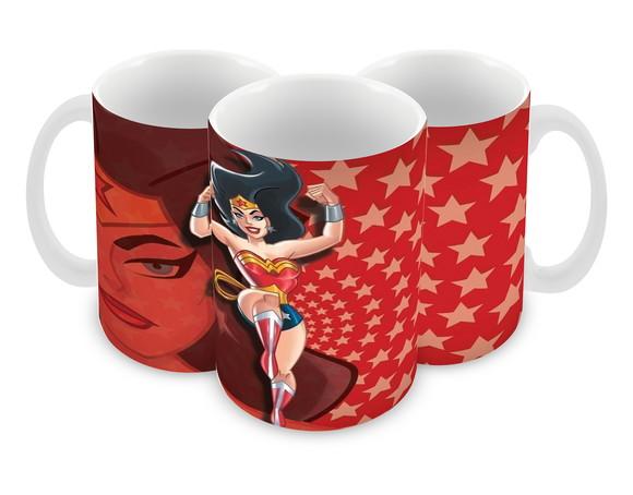 Caneca Polímero Mulher Maravilha Personalizada
