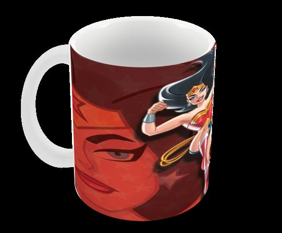 Caneca Polímero Mulher Maravilha Personalizada